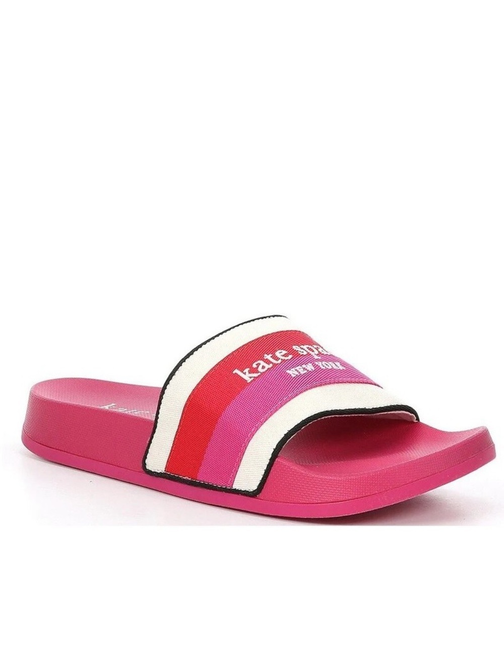 Kate Spade New York Women's Buttercup Logo Slip-On Sandals Heirloom Tomato